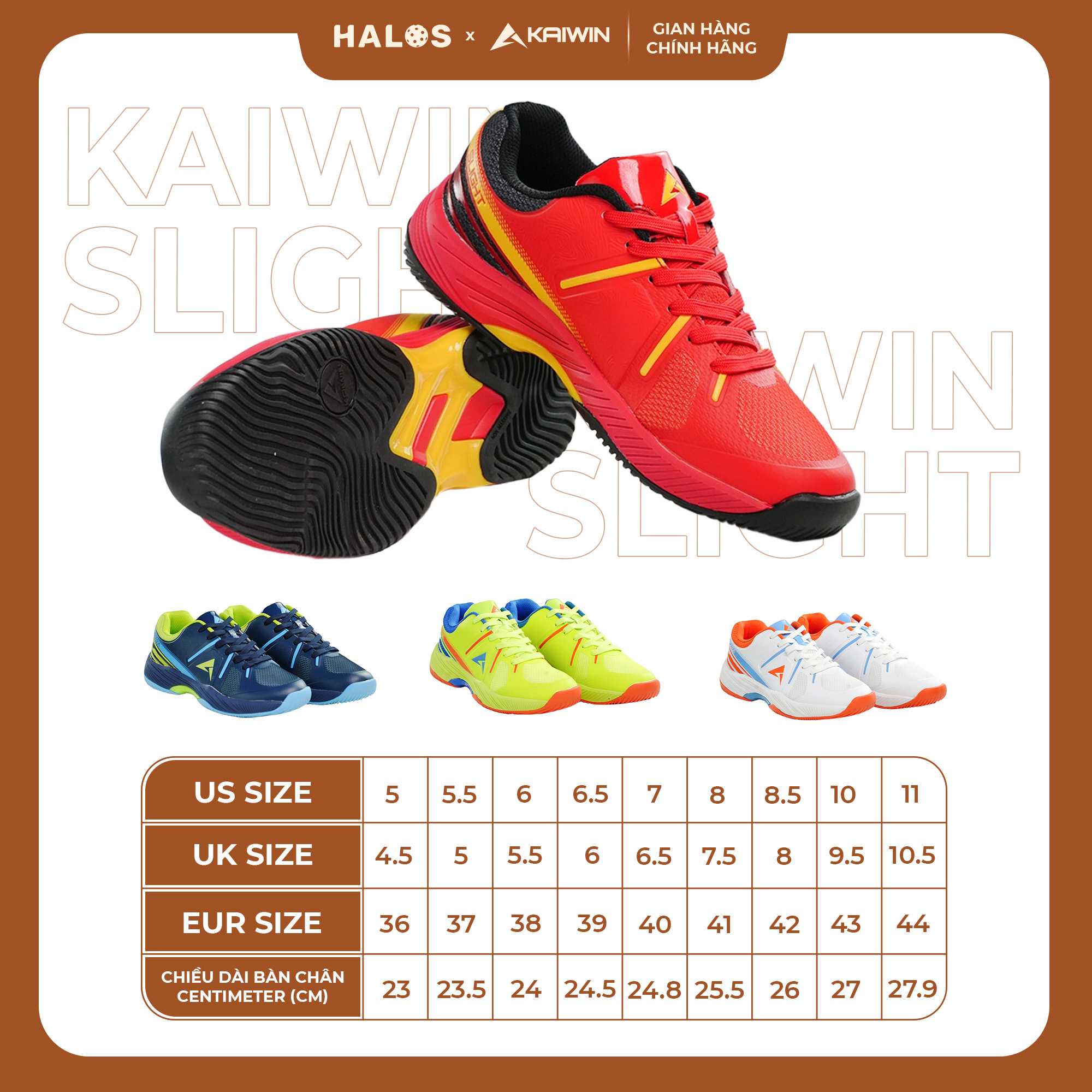 Giày Thể Thao Pickleball Kaiwin Slight - Xanh đen - Ảnh 3