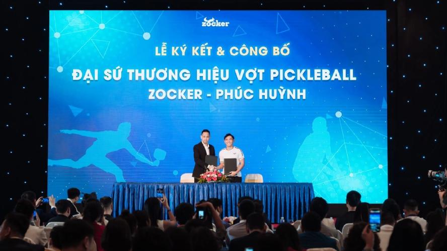 Phúc Huỳnh trở thành đại sứ thương hiệu vợt pickleball của Zocker