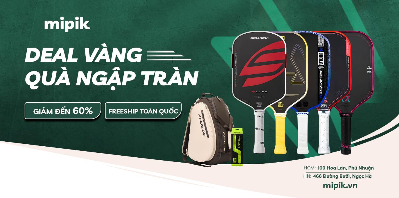 Mipik là đơn vị phân phối các phụ kiện pickleball Kamito chính hãng, uy tín