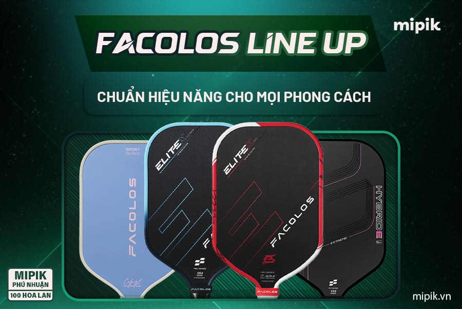 Thương hiệu vợt pickleball Facolos
