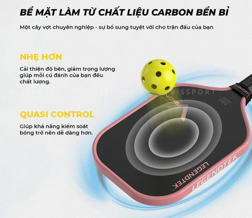 Vợt pickleball Legendtek Vision White