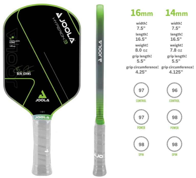 Vợt JOOLA Ben Johns Hyperion 3