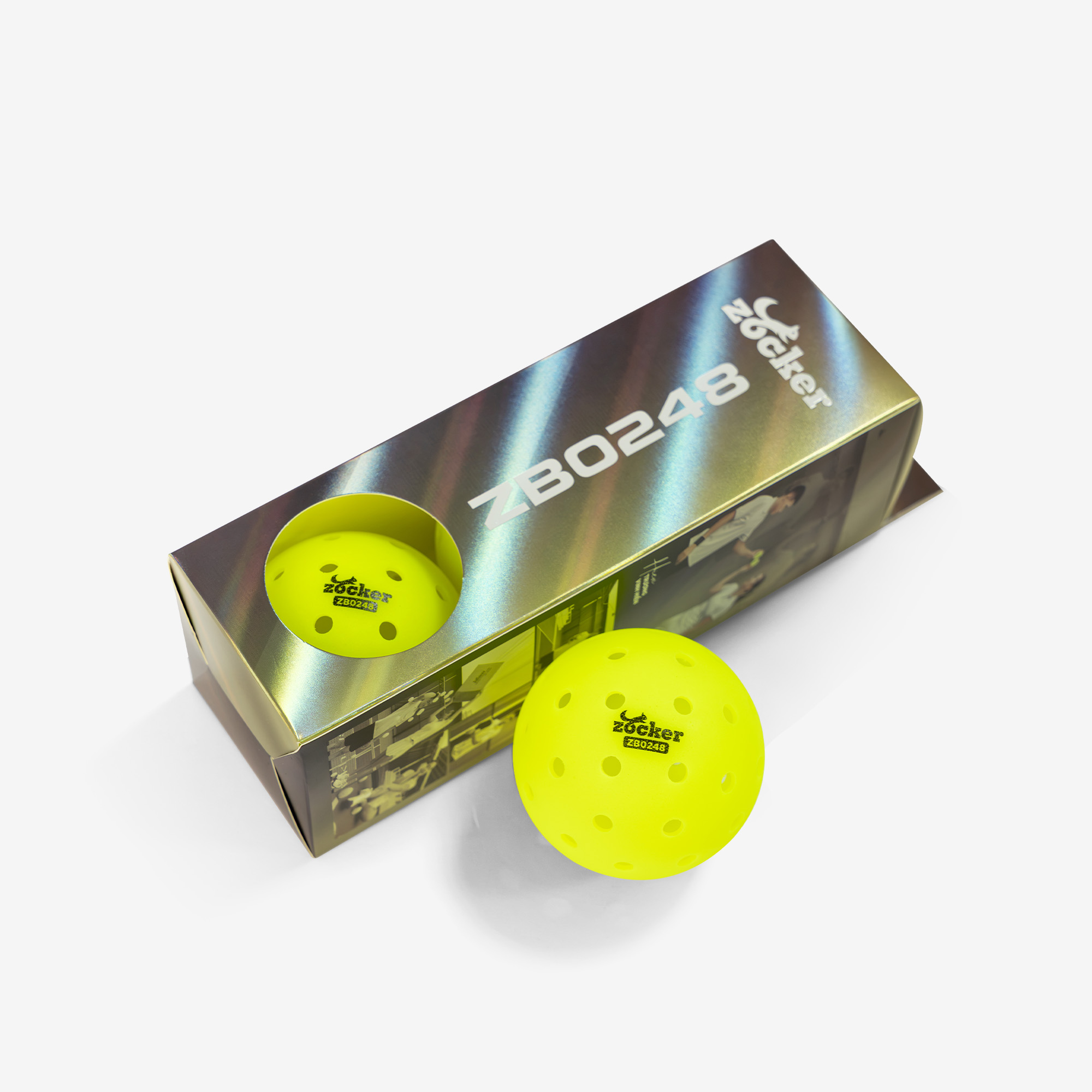 Bóng Pickleball Zocker 48 Lỗ ZB0248 - Ảnh 3